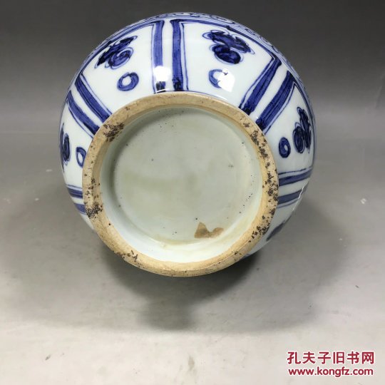 元青花凤纹玉壶春瓶