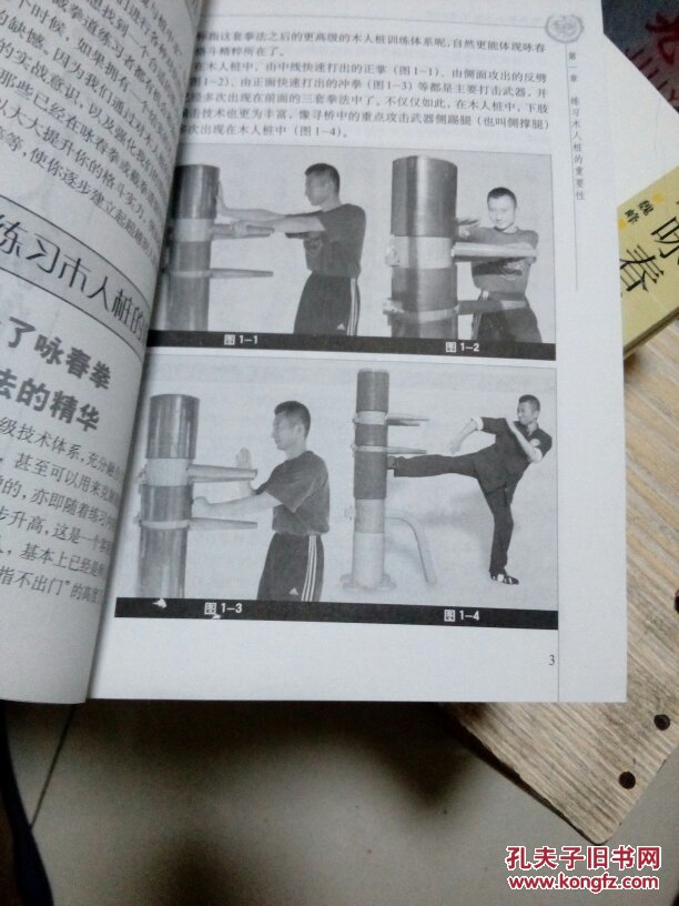 咏春拳训练完整教程.咏春拳新版全套六册合售