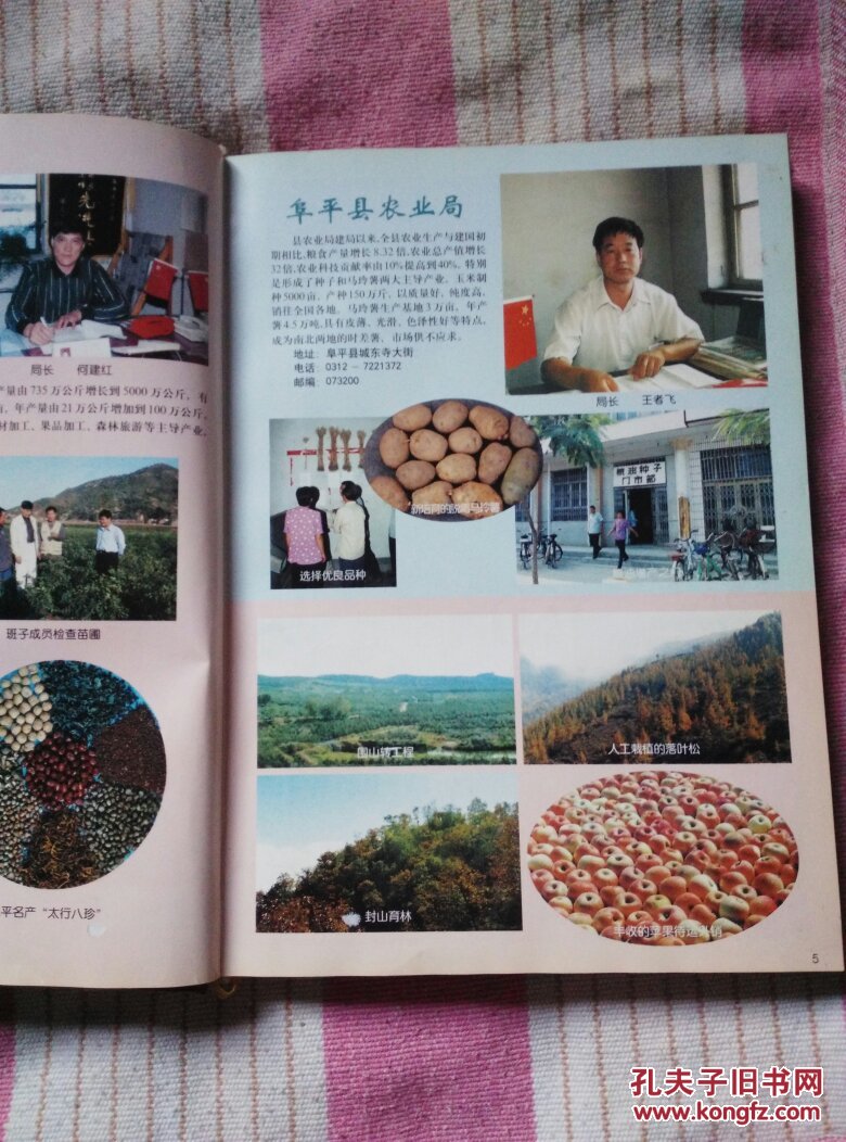 阜平县现代人物志(第一卷)16开