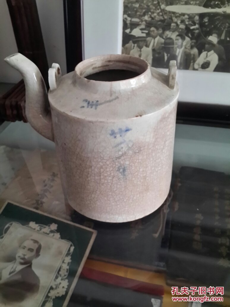 民国抗战时期老茶壶少盖