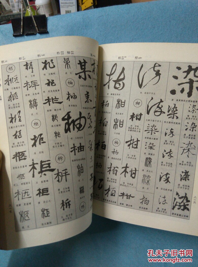 新编中国书法大字典(巨厚上下册)_吴澄渊_孔夫子旧书网