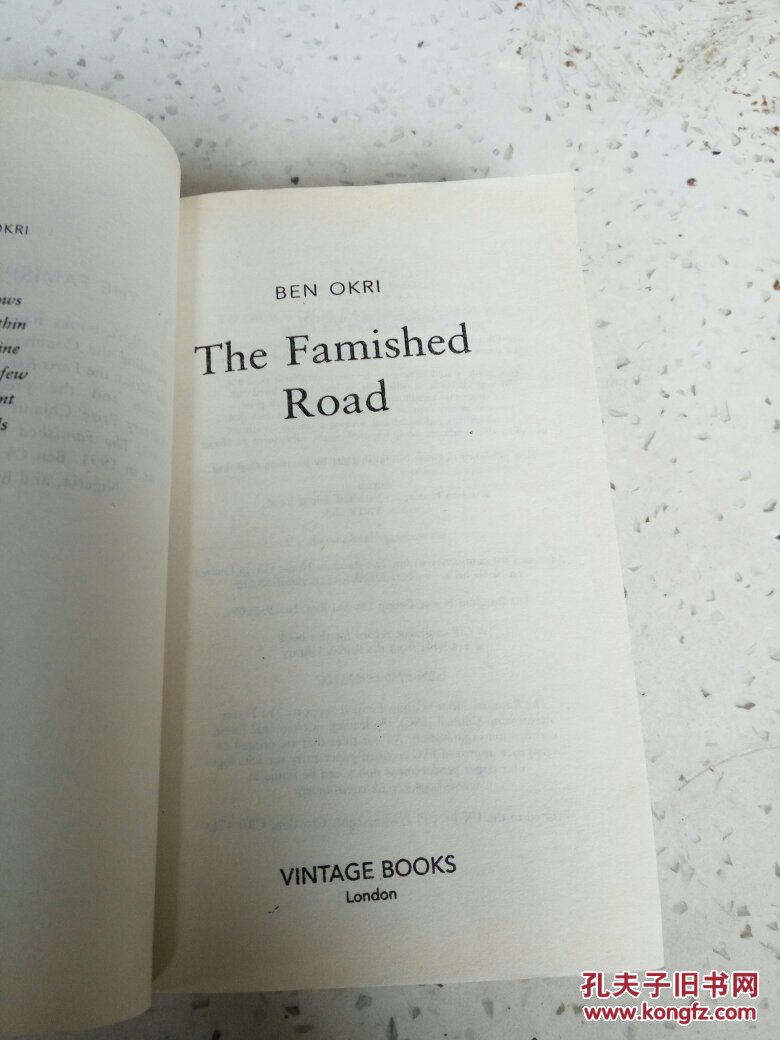 the famished road(饥饿之路)
