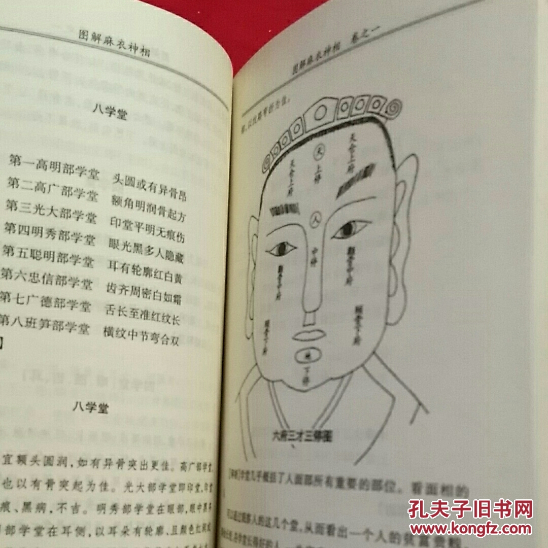 中国现代术数全书——图解麻衣神相