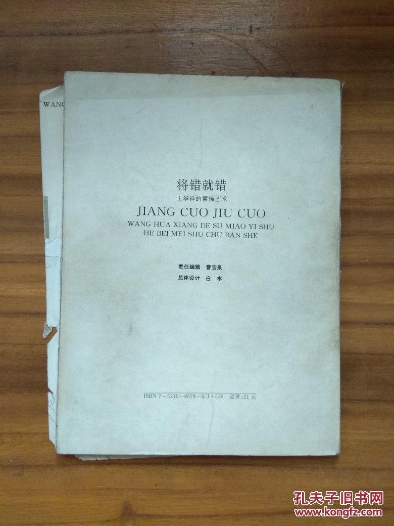 将错就错王华祥的素描艺术封面掉了
