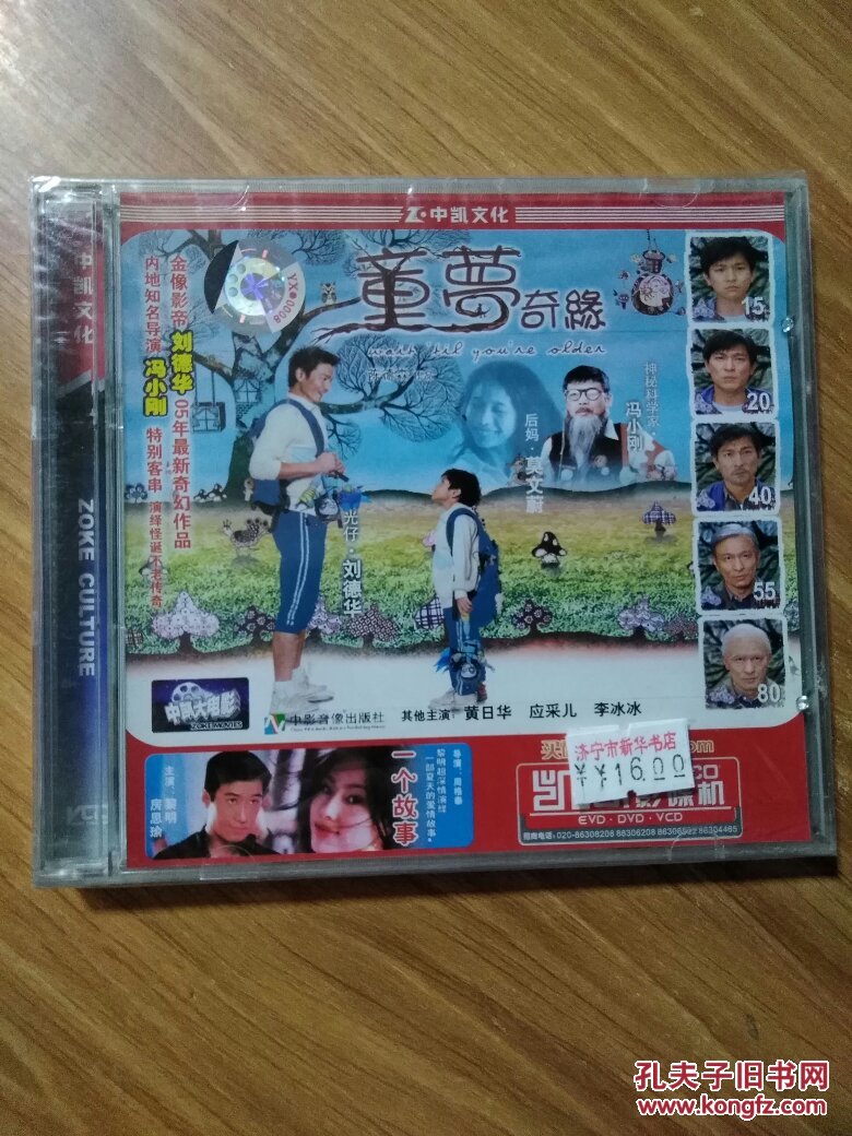中凯文化 童梦奇缘(刘德华 莫文蔚冯小刚等主演) vcd双片装