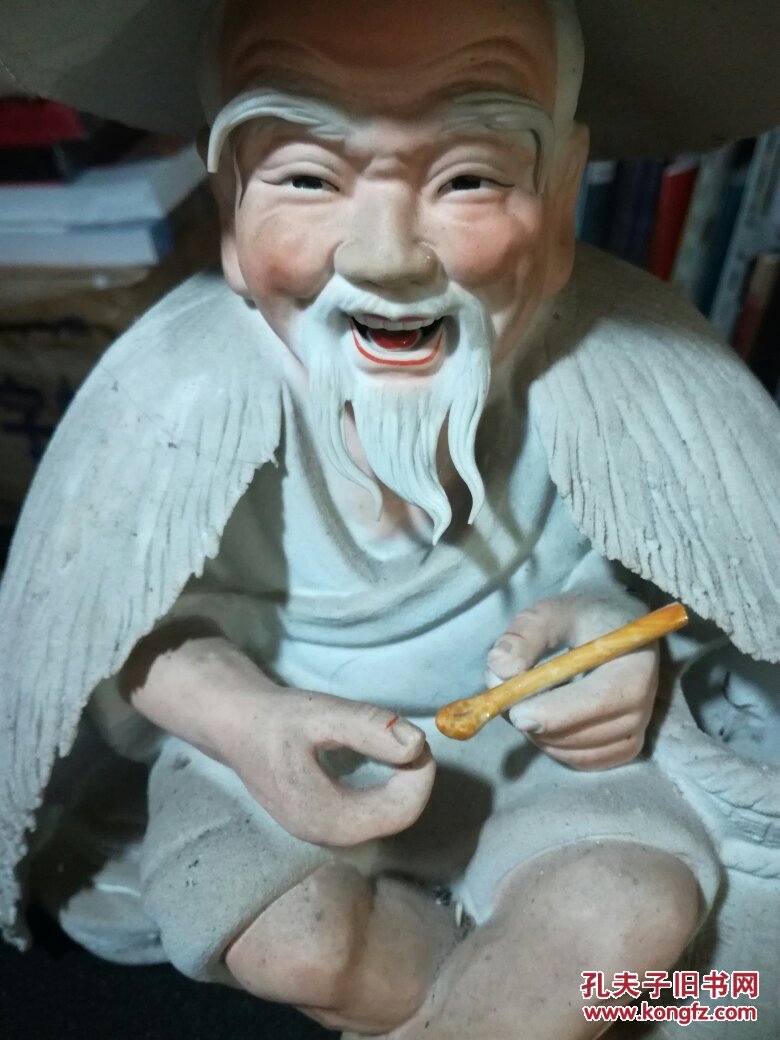景德镇 冯文新 塑瓷 《渔翁》