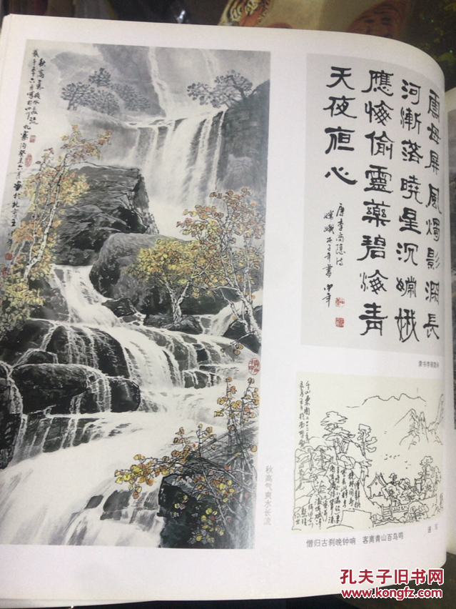 王中年山水画与诗书题款(3)