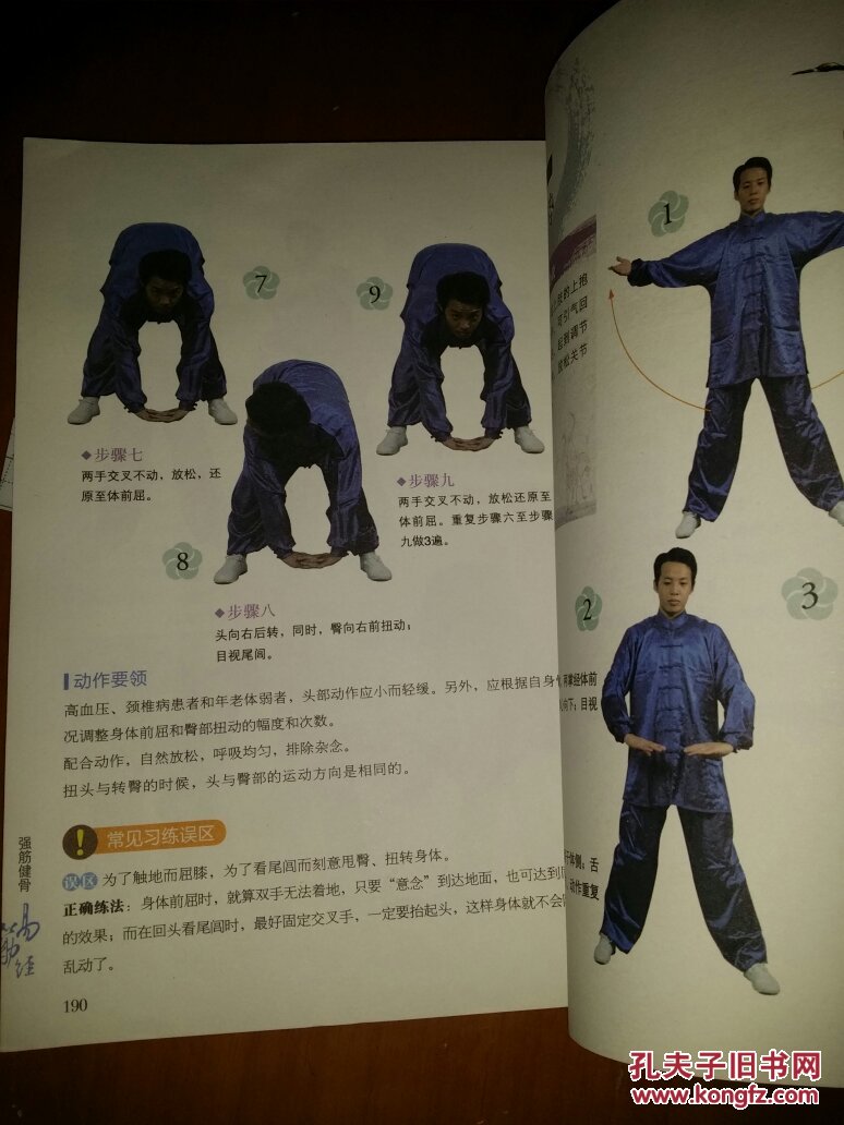 图解健康养生国术,太极拳,八段锦,五禽戏,易筋经
