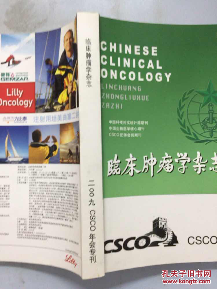 临床肿瘤学杂志-2009csco年会专刊