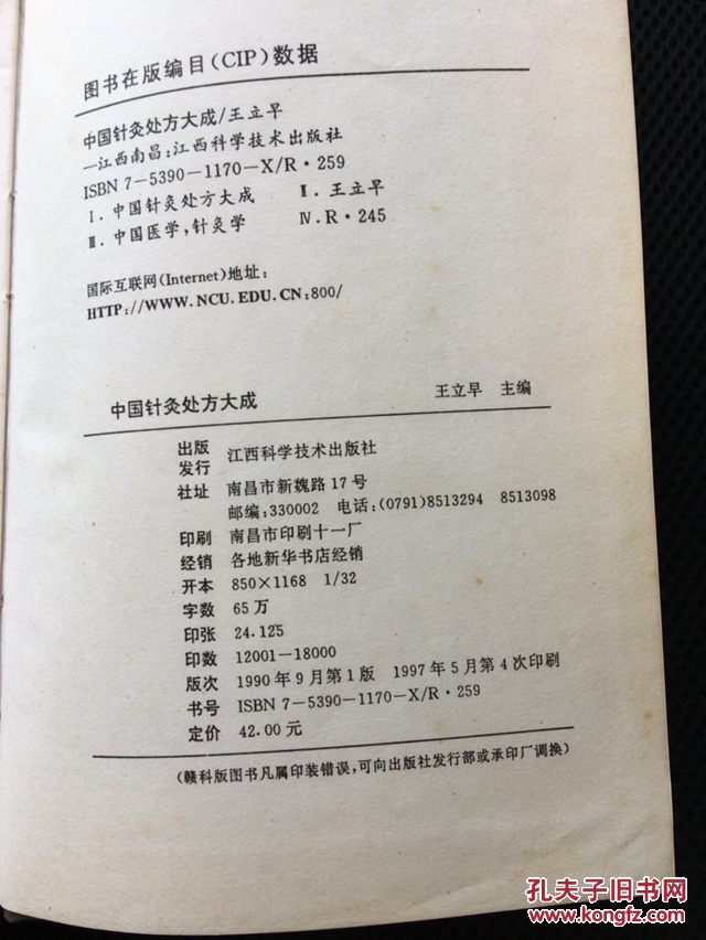 中国针灸处方大成(精装)