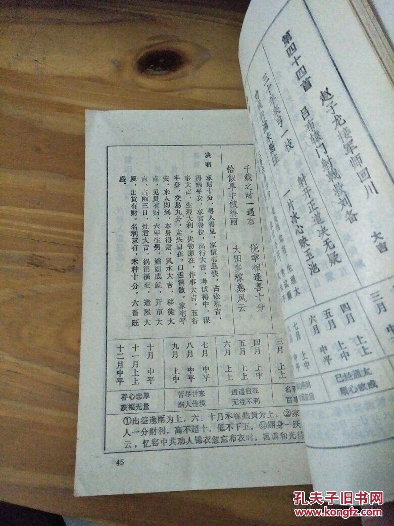 平和县三平寺签诗解88年翻印
