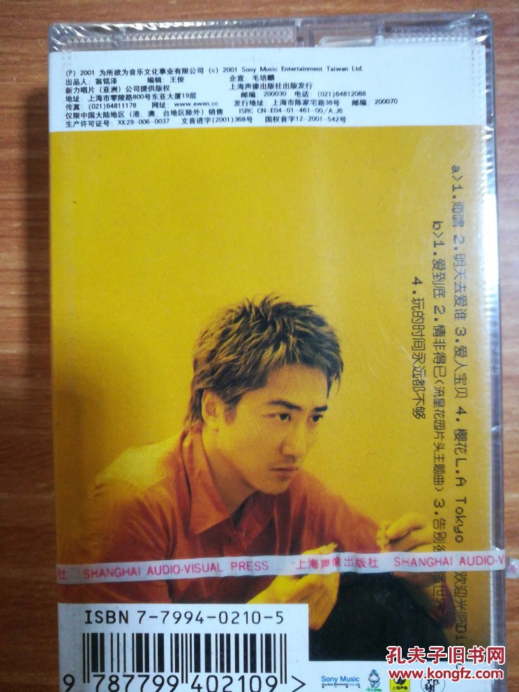 y-1752tidal wave海啸 庾澄庆 磁带