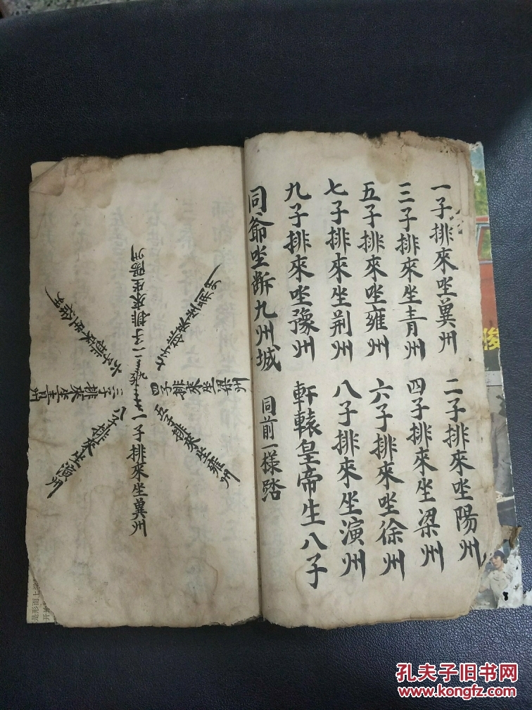 道教法本 b5011 清康熙56年《元皇上座九州出兵行罡总