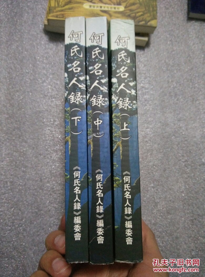 何氏名人录(全3册)