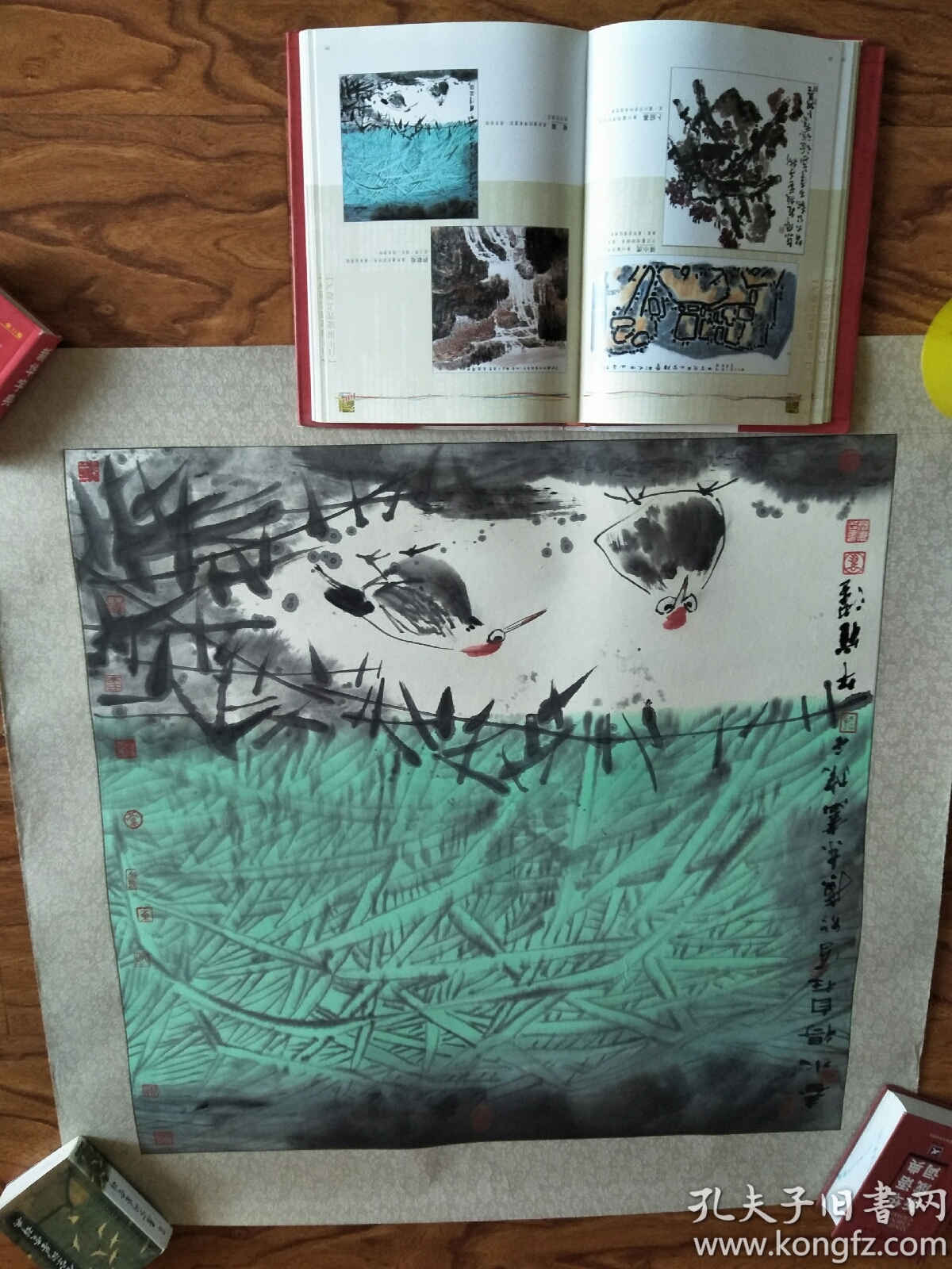 广东画院著名画家崔跃花鸟画一幅(68/70厘米)非诚勿扰
