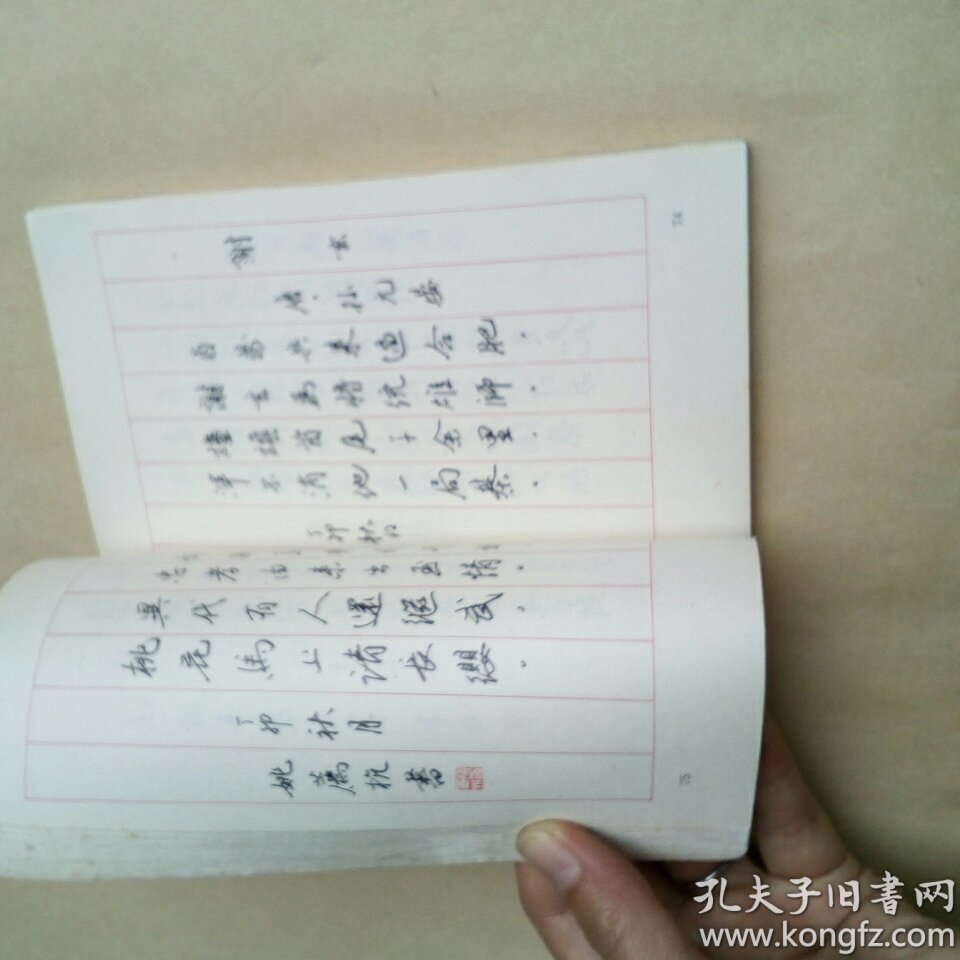 爱国诗钢笔字帖