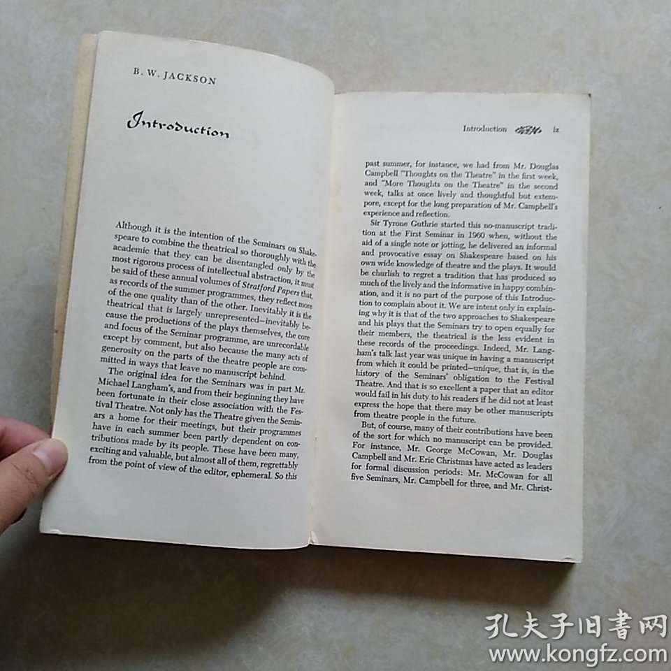 书的英文怎么写,书的英语怎么写 外481号英文原版书 stratford papers 1962 /gage(平装1963年)