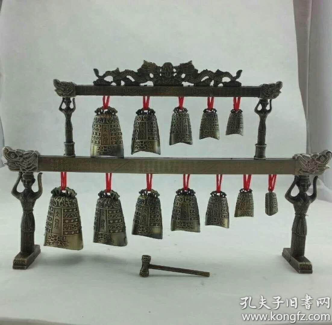 工艺品摆件曾侯乙双层音乐编钟青铜器装饰乐器