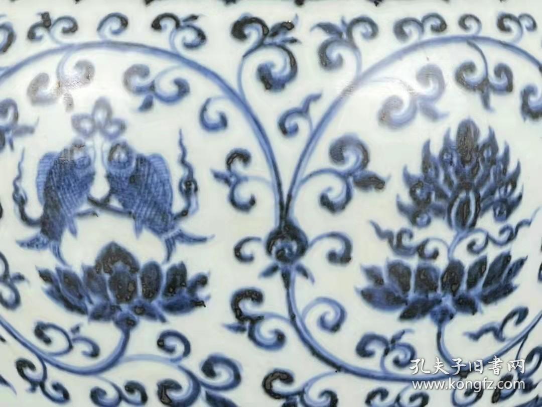 明代瓷器精品老货收藏明宣德青花八宝纹罐