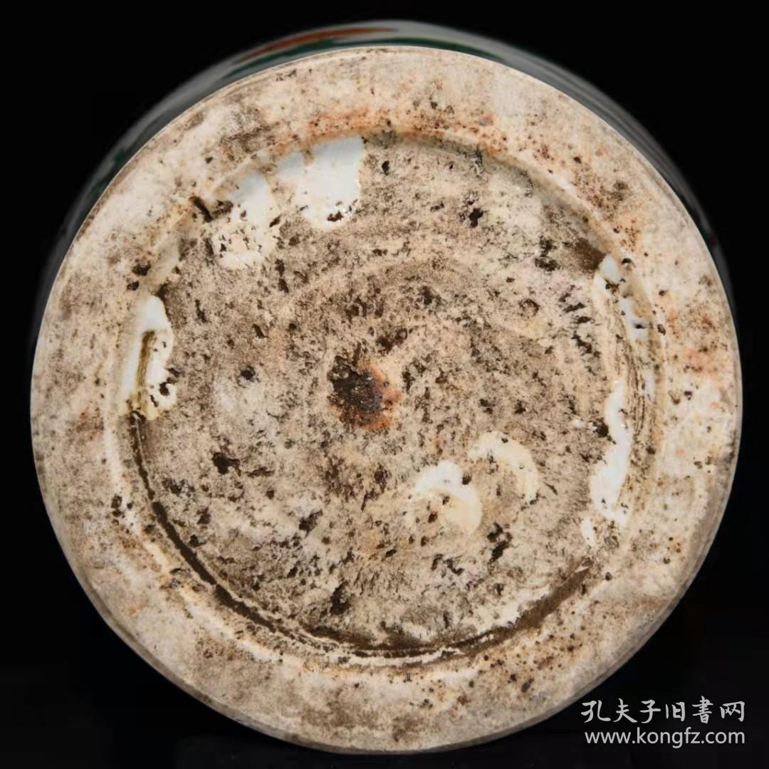 明代瓷器精品老货收藏明洪武青花斗彩龙纹梅瓶