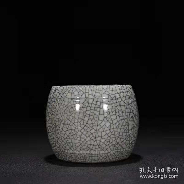 清乾隆哥窑洗 鼓 型洗