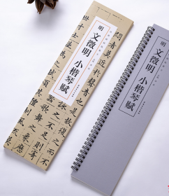 经典碑帖临摹卡明文徵明小楷琴赋