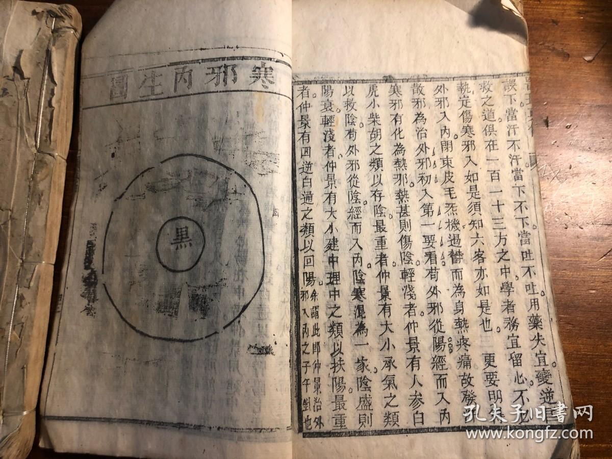 中医药古书古医书医理真传四卷二册全华国堂梓蜀南临邛郑钦安著