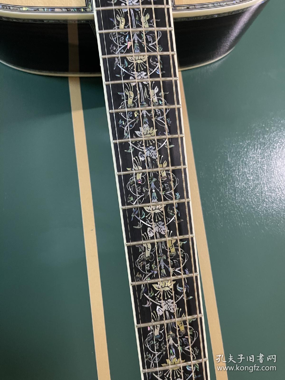 马丁d100纯手工制作高端复刻全单木吉他martind100