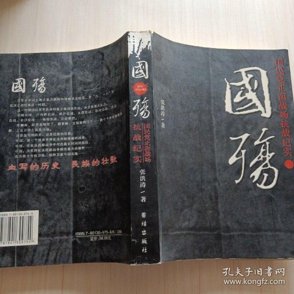 《国殇:国民党正面战场抗战纪实》张洪涛 著_孔网
