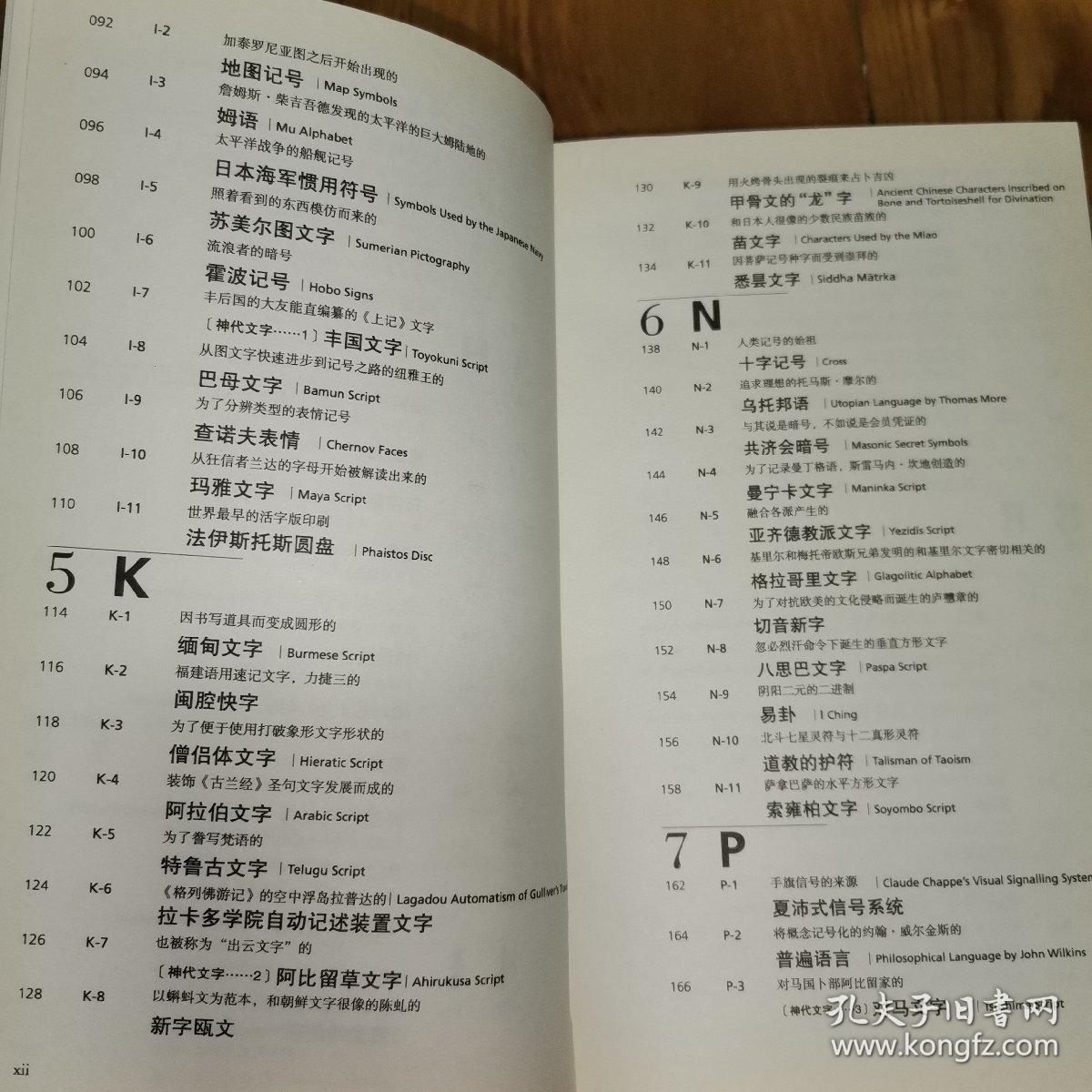 零zeЯro世界符号大全汇集121类各式记号暗号信号密码代码文字图形