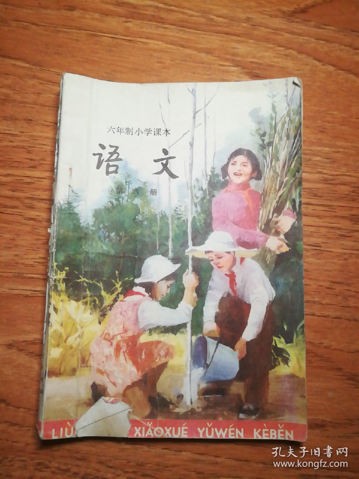六年制小学课本语文第六册