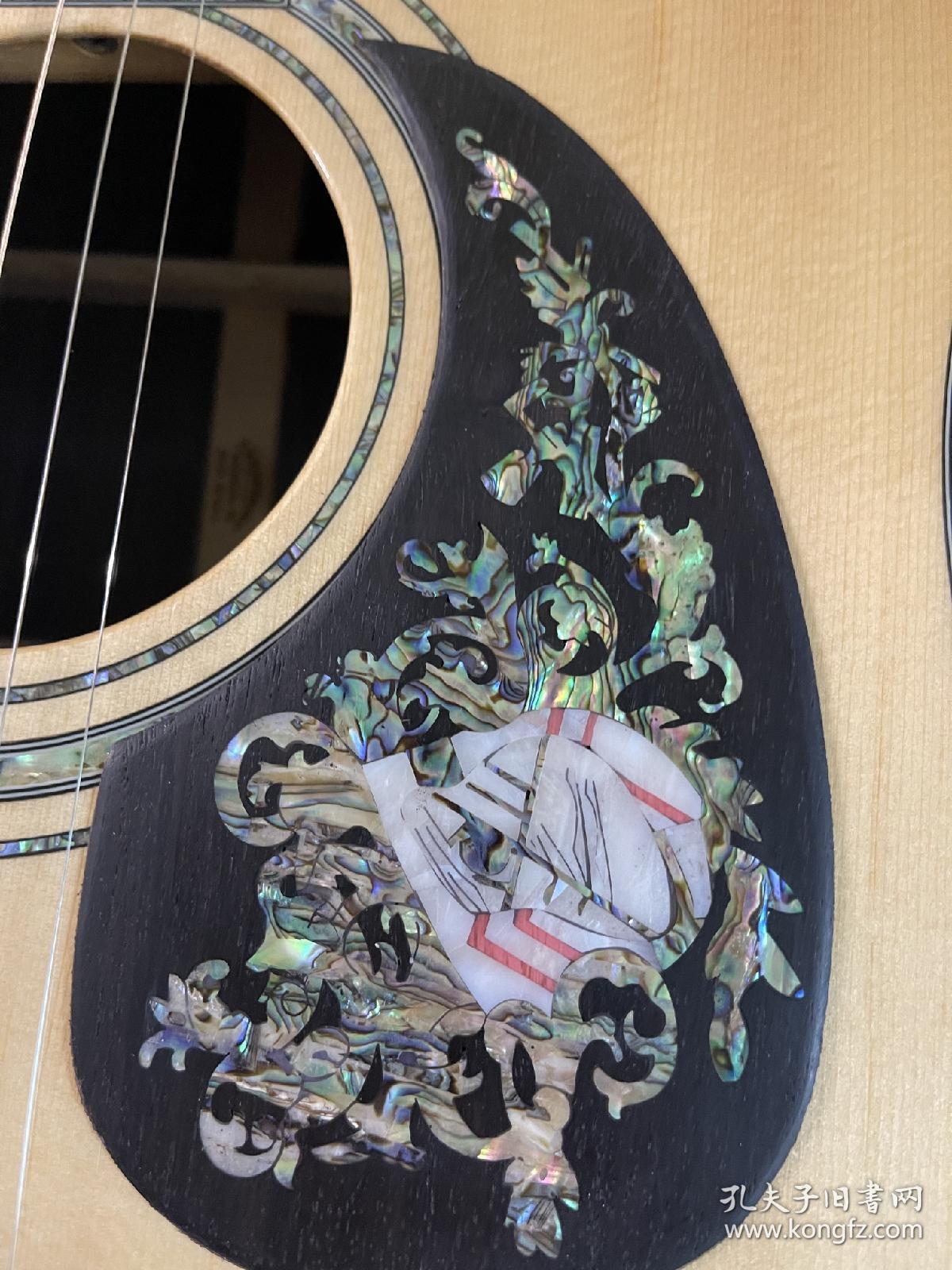 马丁d100纯手工制作高端复刻全单木吉他martind100