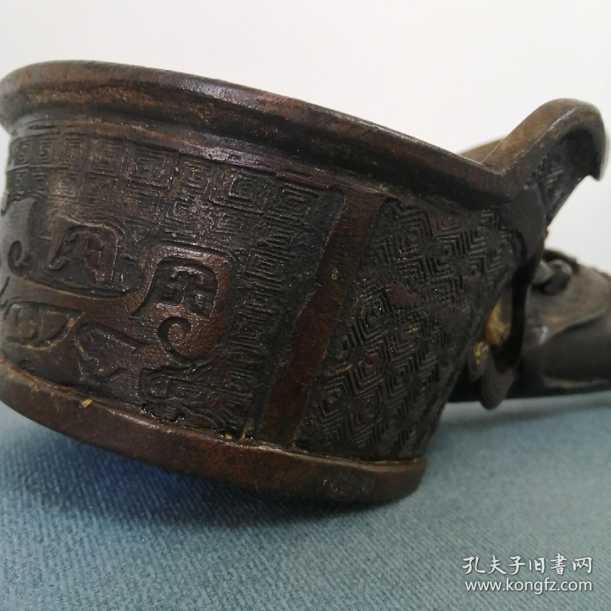 清中期铜熨斗