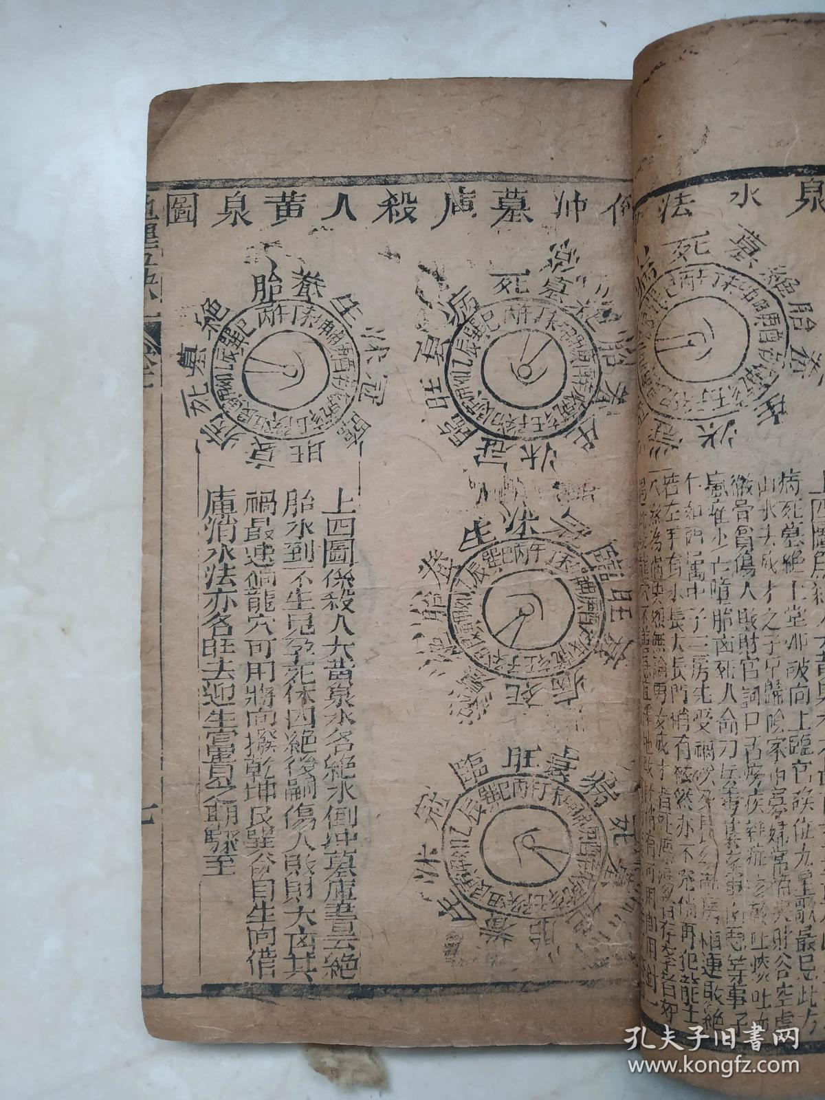 清代木刻风水书北直隶赵廷栋地理五诀卷五六一册全几乎全是风水图