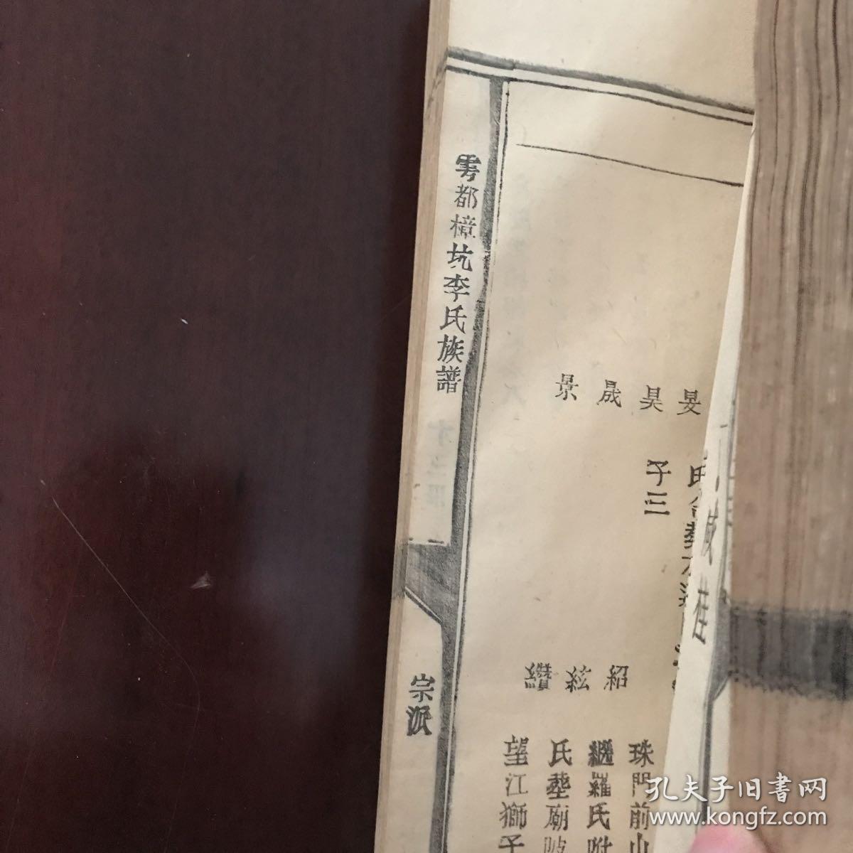 陇西郡李氏族谱见图