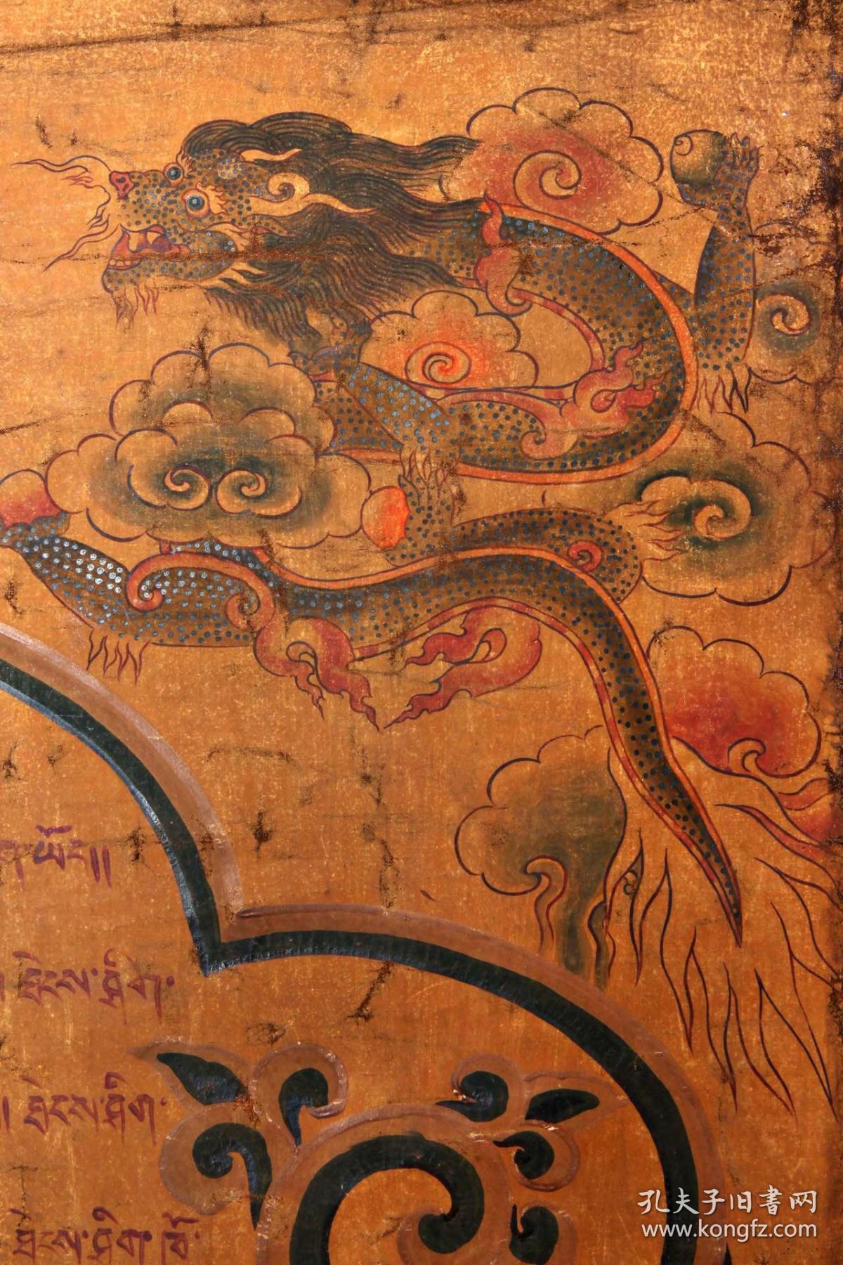 十八世纪藏传佛教精品金刚经唐卡