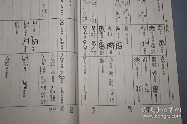 《徐中舒:汉语古文字字形表》(线装 全3厚册 -四川人民)1980年一版一