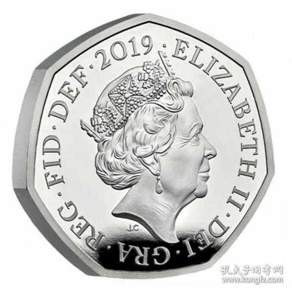 2019年 英国50便士 柯南道尔160周年 夏洛克福尔摩斯纪念硬币