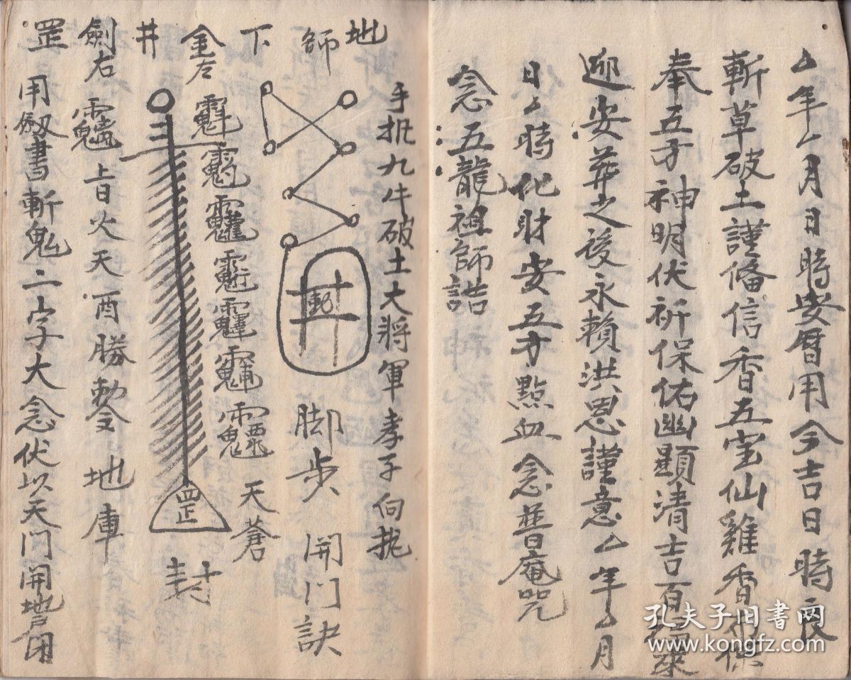 地师下井剑罡,念五龙祖师诰,书鸡冠,念金光咒,捡尸开光书,二十四龙符