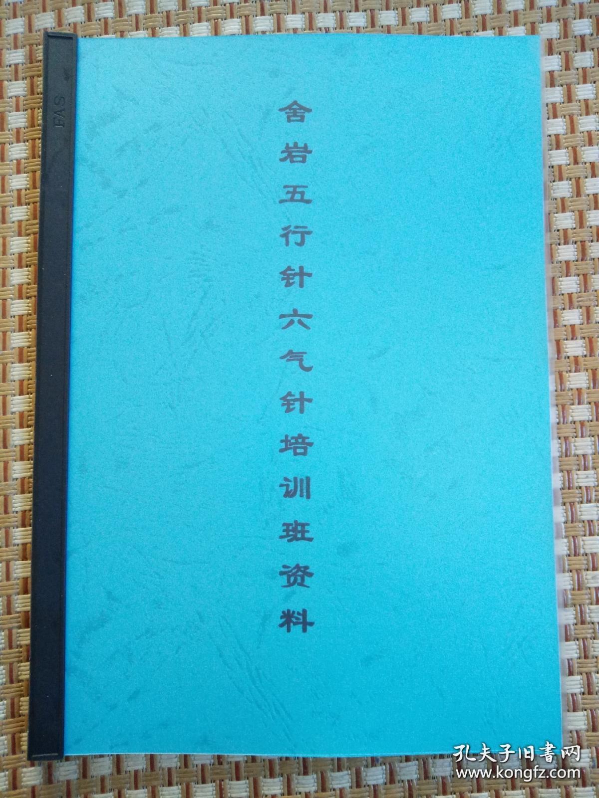 舍岩五行针六气针培训班资料39页
