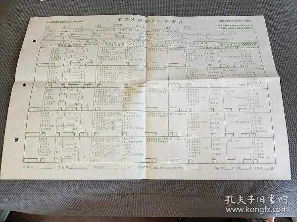调查人口表格_人口普查表格图片