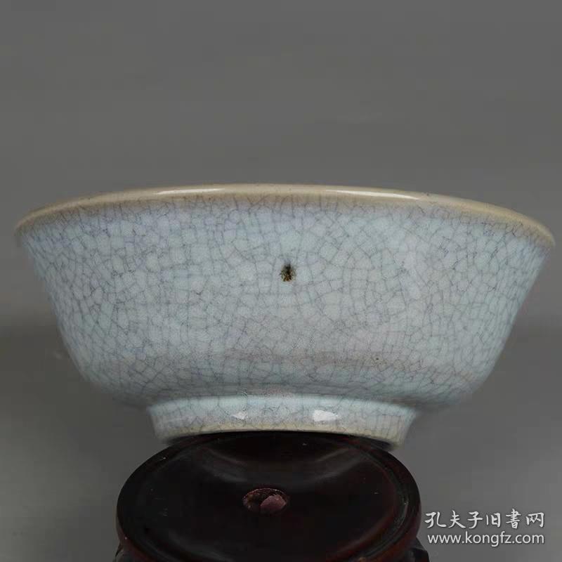 汝窑冰裂纹开片小碗
