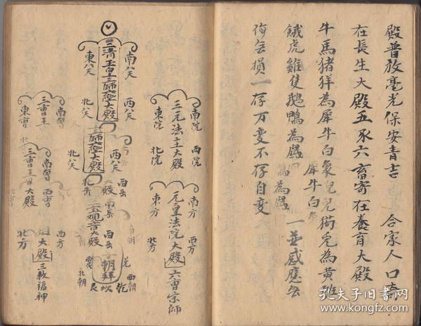 道门放阴两院符本-------谨具真香虔诚奉请,净口业真言,净身业真言,安