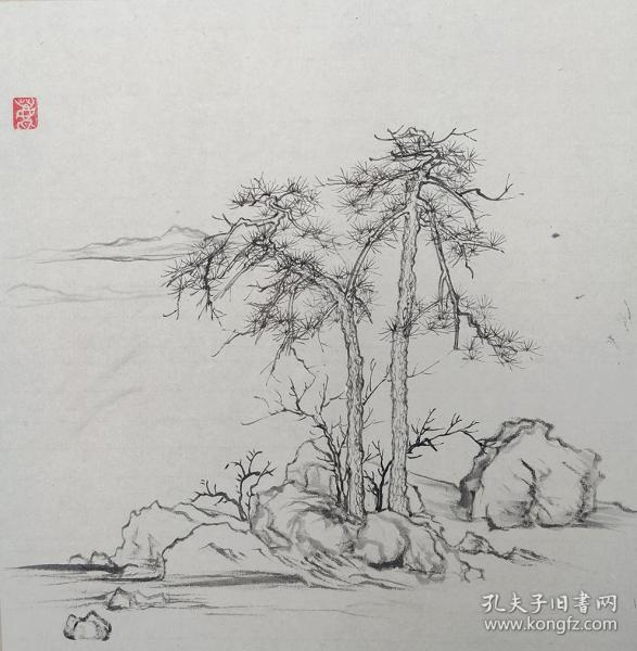 题名:横幅山水写意水墨画1919 年代:2010年代 (2010-2019) 类别:水墨