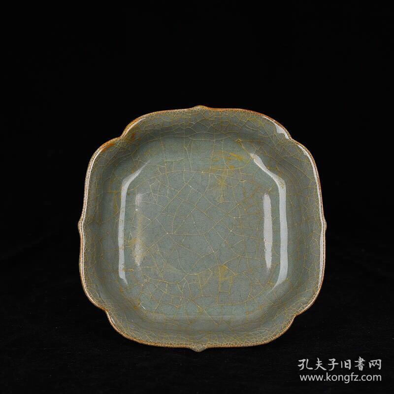 北宋官窑方盘 古玩191115古董古瓷器花瓶藏品规格;厘米4*17.5