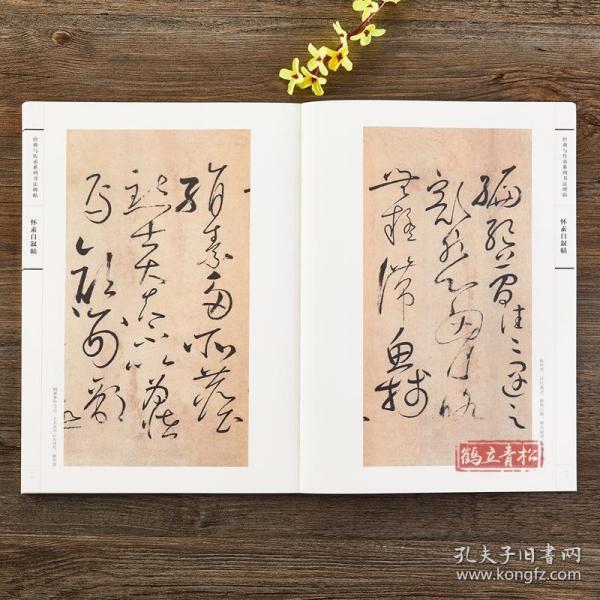 怀素自叙帖 碑帖 草书毛笔书法临摹字帖练习字帖古帖墨迹本