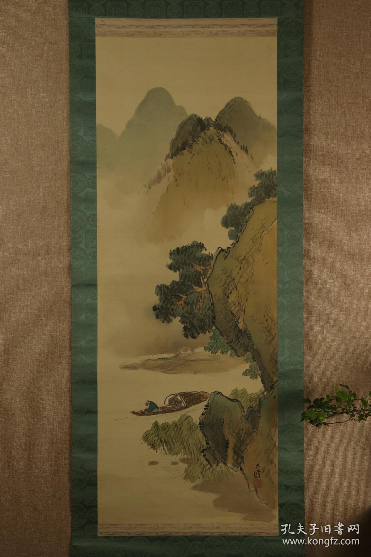 日本近代画家,师从河合栗邨,其后跟随田能村直入继续学习南画,森六峰