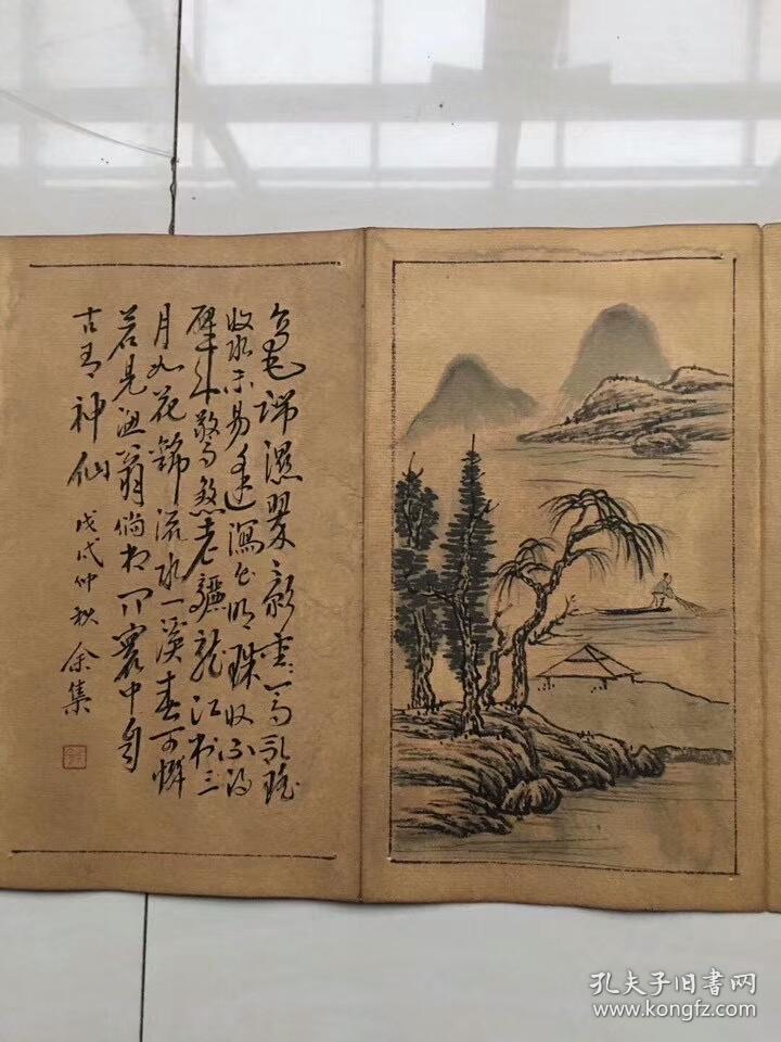 包浆浑厚饱满自然,保存完好无损,清代著名画家余集大师真迹墨宝,存世