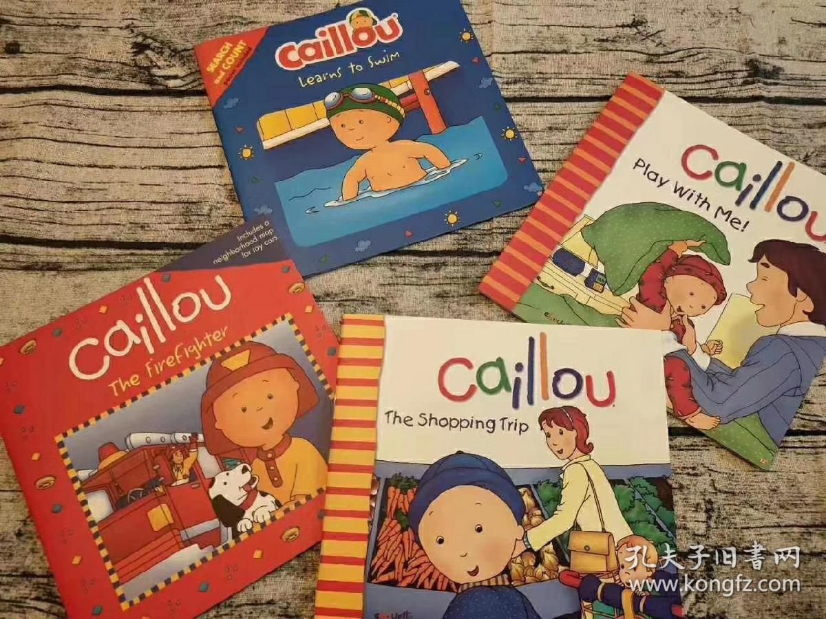 卡由caillou 英文动画绘本 点读版