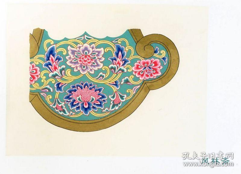 国宝 净琉璃寺文样 日本平安时代佛雕「木造四天王立像」之彩绘纹样
